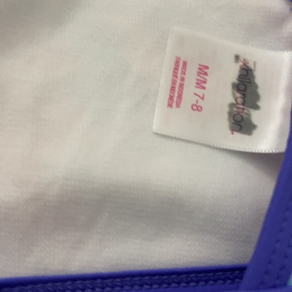 Pretty Multicolor Swimsuit For Little Girls - Picture 4 of 4